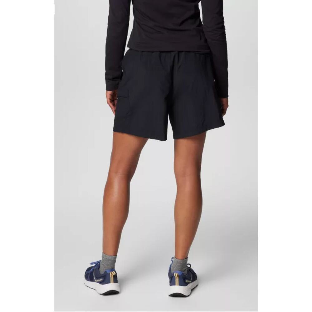 Columbia Women Sandy River II Cargo Black Shorts Size Large Water Activity - Picture 6 of 14